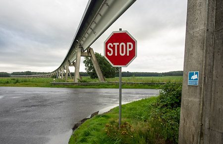 Auch Industriekultur: Transrapid Versuchsanlage Emsland