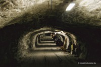 Befahrung der Stollen im Bergwerk Glückauf Sondershausen