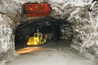 Leertransport im Bergwerk Glückauf Sondershausen