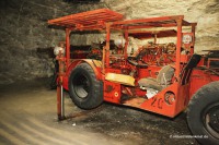 Bohrwagen im Bergwerk Glückauf Sondershausen