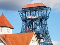 Dem Eiffelturm nachempfunden: Petersenschacht von Bergwerk Glückauf Sondershausen