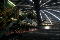 Der Kohlemischer von Bergwerk Prosper-Haniel vergleichmässigt die Kohle