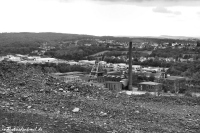 Blick von der Halde auf die Grube Reden