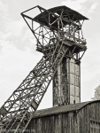 Das 1902 errichtete Medingschacht-Gerüst wurde 1963 das letzte Mal instand gesetzt.