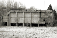 Bunker der früheren Akkuschrottaufbereitung.