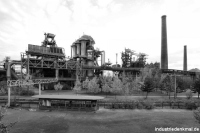 Blick auf Hochöfen und Cowper Landschaftspark Duisburg Nord