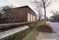 Alter Gebäudebestand auf dem ehem. Hüttenareal