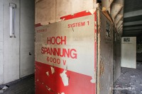 Schaltraum in der Sinteranlage Duisburg Meiderich / Beeck