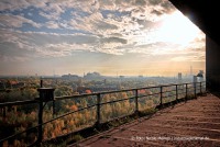 Aussicht von der Sinteranlage Duisburg Meiderich / Beeck ins Umland