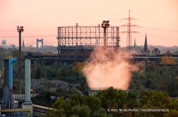 Aussicht von der Sinteranlage Duisburg Meiderich / Beeck ins Umland