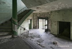 In der Kaue am Kamin der Sinteranlage Duisburg Meiderich / Beeck