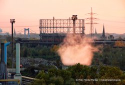 Aussicht von der Sinteranlage Duisburg Meiderich / Beeck ins Umland
