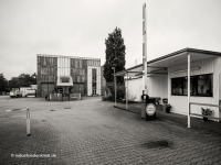 Der Transrapid 09 im Betriebsbahnhof der Transrapid Versuchsanlage Emsland (TVE)