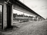 Der aufgeständerte Fahrweg der Transrapid Versuchsanlage Emsland