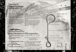 Infotafel der Transrapid Versuchsanlage Emsland