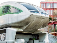 Das Cockpit des Transrapid 06 erinnert an einen Jet