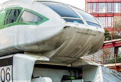 Das Cockpit des Transrapid 06 erinnert an einen Jet