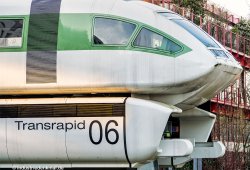 Im März 1983 wurde der Transrapid 06 der Öffentlichkeit präsentiert