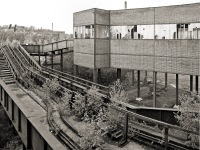 Kettenbahn am Wagenumlauf von Zeche Zollverein Schacht 1/2