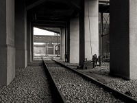 Zeche Zollverein XII Kohlenwäsche Gleise