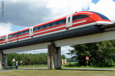 Der Transrapid 09 auf der TVE